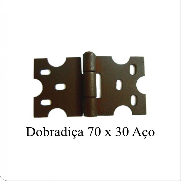 DOBRADIÇA MEXICANA 70X39 AÇO